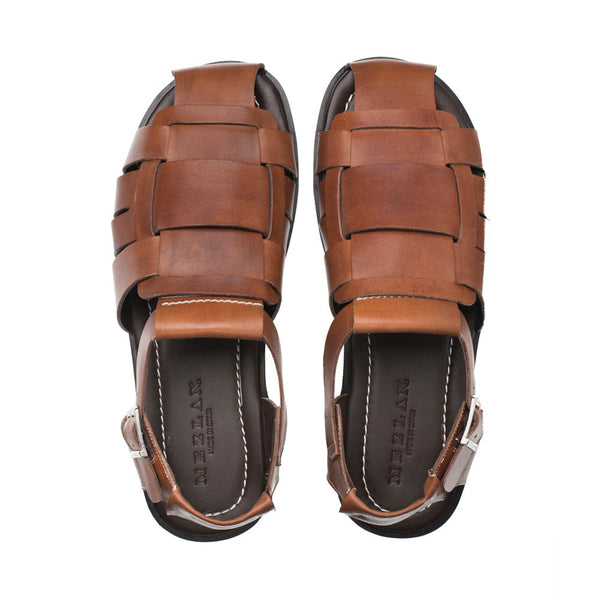 Mezlan Fisherman Sandal - Cognac