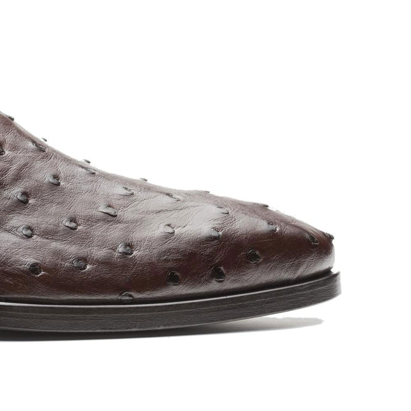 Mezlan Ostrich Boot - Tabac