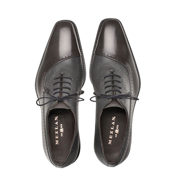 Mezlan Postdam Calfskin Oxford - Grey