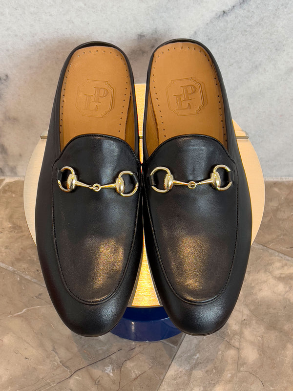 Pelle Calfskin Slide - Black