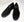 C Collection Suede Lace Up Shoe - Black
