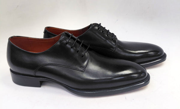 Maurice Leather Lace-Up Derby - Black