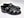 C Collection Crocodile Sandal - Black