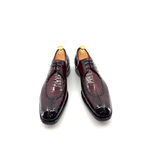 Ugo Vasare Jayden Alligator Shoe - Burgundy