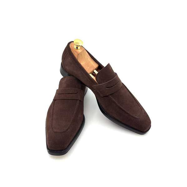 Maurice Suede Penny Loafer - Brown