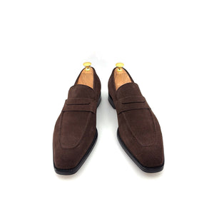 Maurice Suede Penny Loafer - Brown