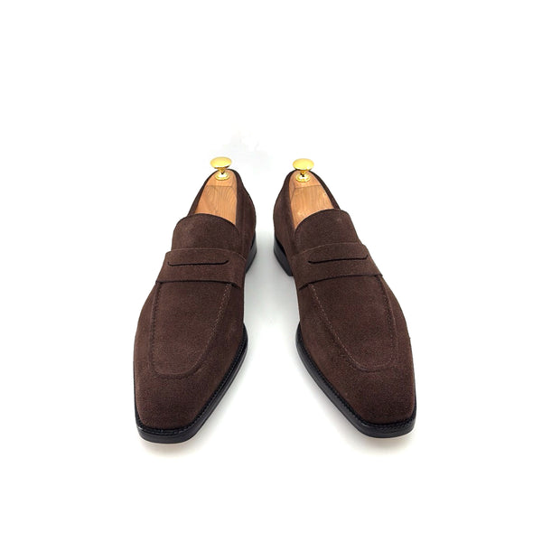 Maurice Suede Penny Loafer - Brown