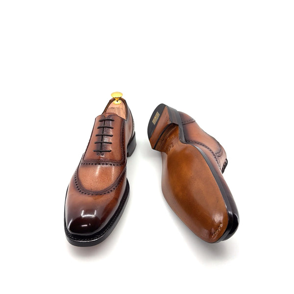 Ugo Vasare Charlton Calfskin Oxford - Walnut
