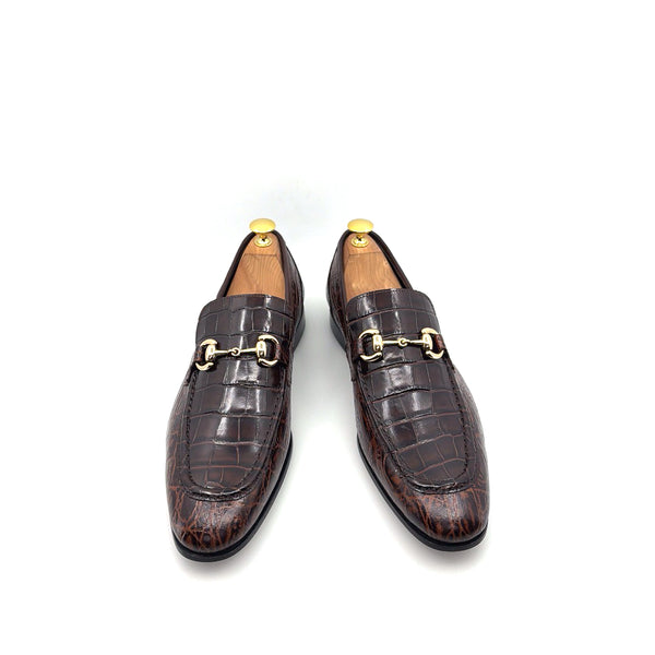 C Collection Leather Loafer - Brown