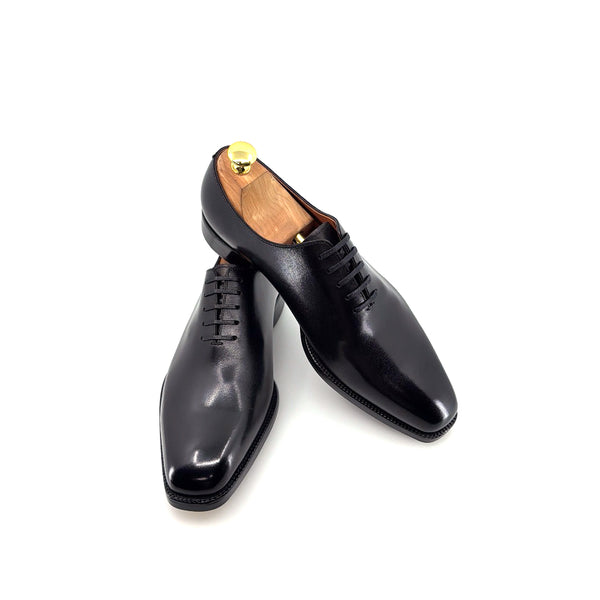 Maurice Leather Lace-Up Oxford - Black