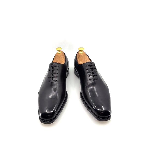 Maurice Leather Lace-Up Oxford - Black