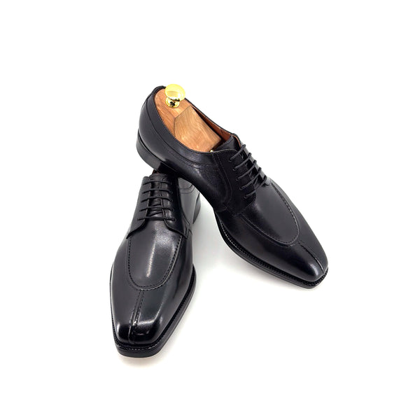Maurice Leather Lace-Up Oxford - Black