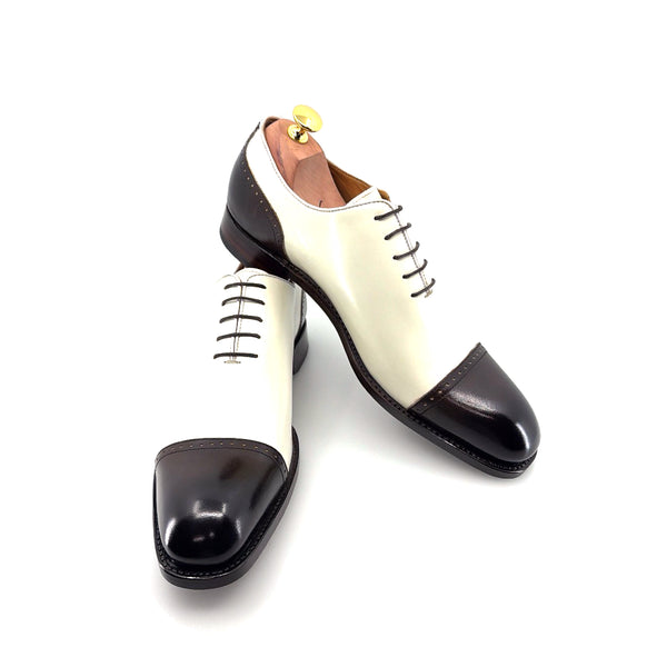 Ugo Vasare Anthony Calfskin Oxford - Brown/Bone