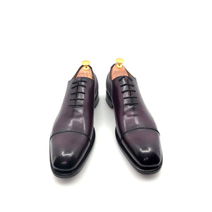 Ugo Vasare Henry Leather Shoe - Purple