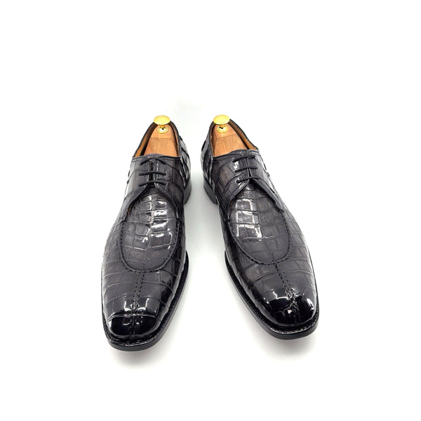 Ugo Vasare Jayden Alligator Shoe - Grey