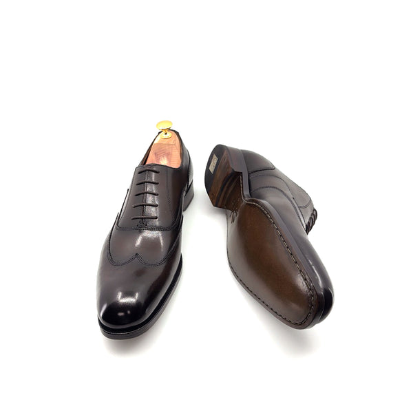Ugo Vasare Leather Wingtip Oxford - Brown