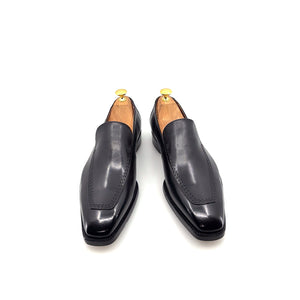 Maurice Leather Venetian Loafer - Black