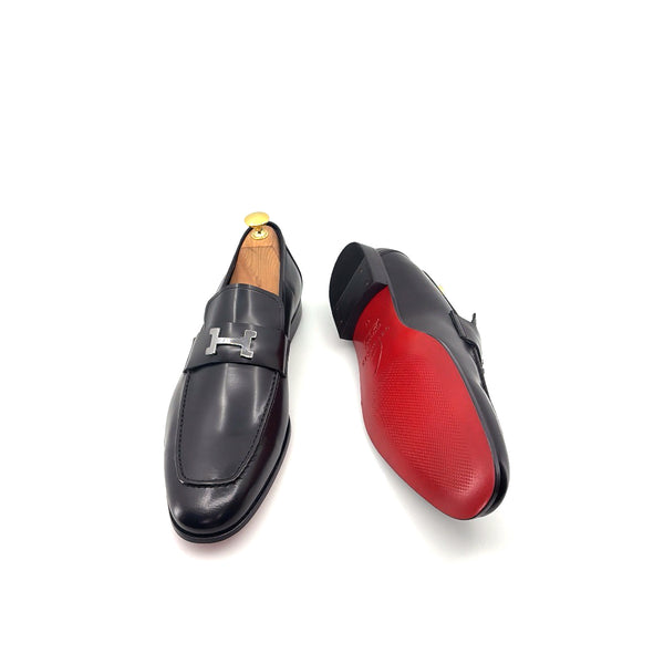 C Collection Nappa Leather H Loafer - Black