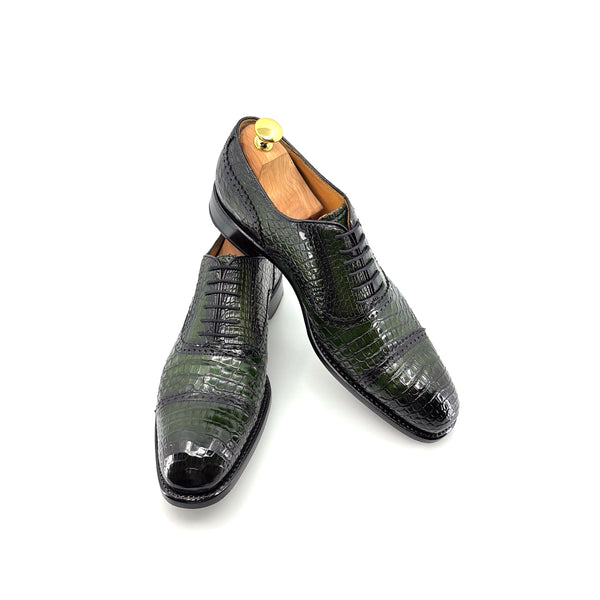 Ugo Vasare Alligator Oxford - Green