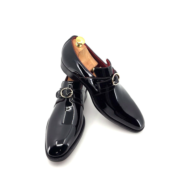 Ugo Vasare Patent Leather Slip-On - Black