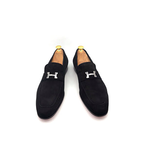 C Collection Suede H Loafer - Black