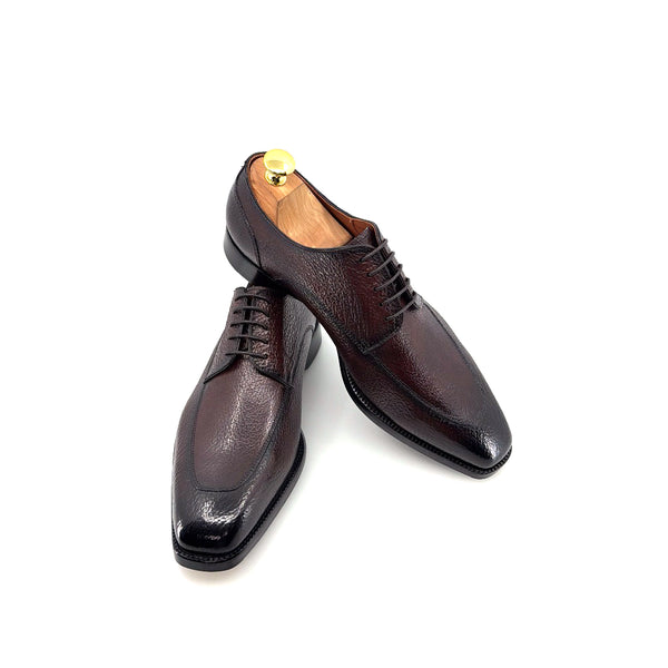 Maurice Peccary Leather Lace-Up Oxford - Brown