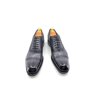 Ugo Vasare Alligator Oxford - Grey