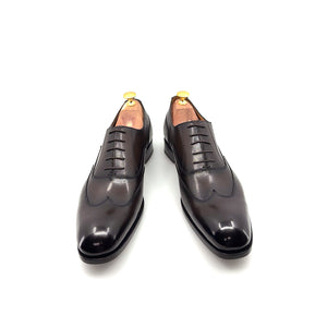 Ugo Vasare Leather Wingtip Oxford - Brown