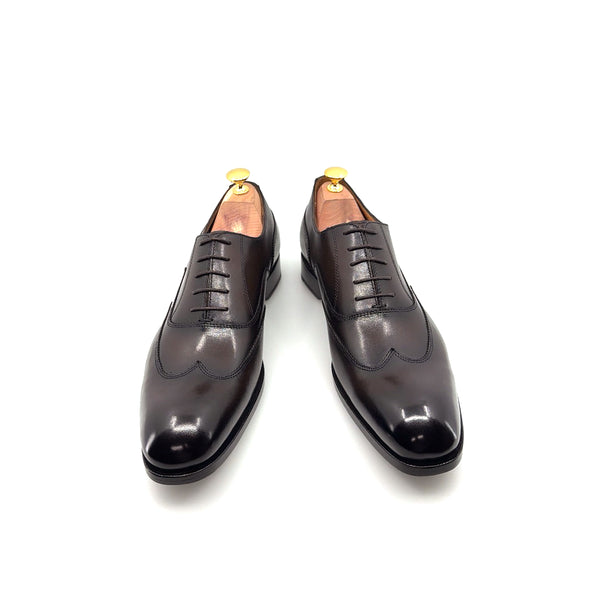 Ugo Vasare Leather Wingtip Oxford - Brown