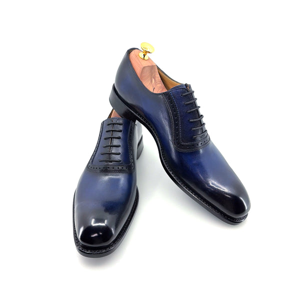 Ugo Vasare Calfskin Oxford - Navy