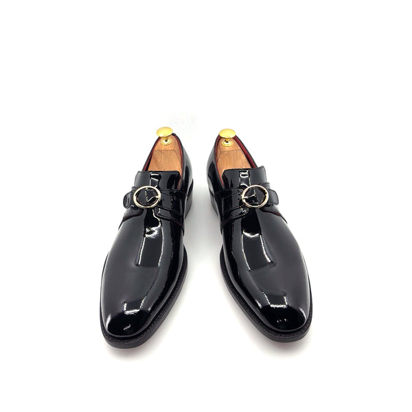 Ugo Vasare Patent Leather Slip-On - Black