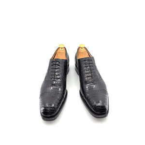 Ugo Vasare Alligator Oxford - Black
