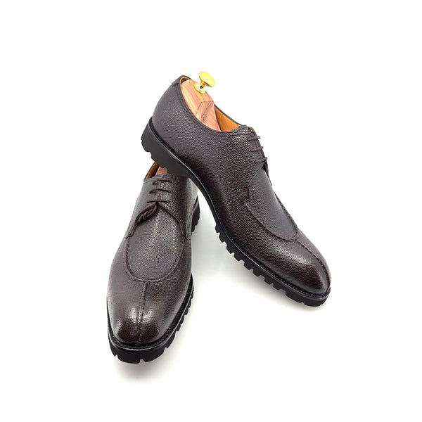 Ugo Vasare Jayden Pebble Grain Oxford - Brown