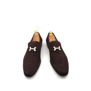 C Collection Suede H Loafer - Brown