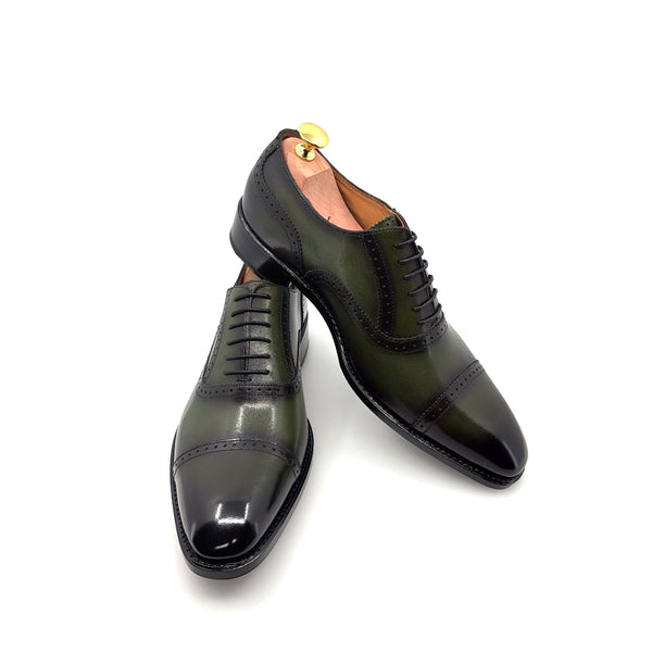 Ugo Vasare Calfskin Oxford - Green