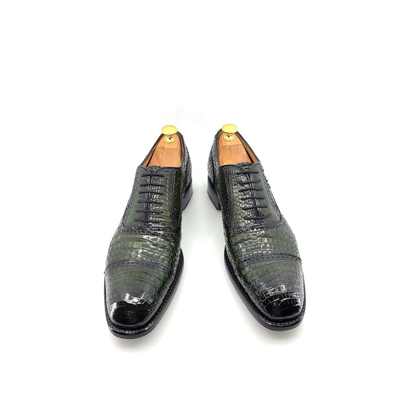 Ugo Vasare Alligator Oxford - Green