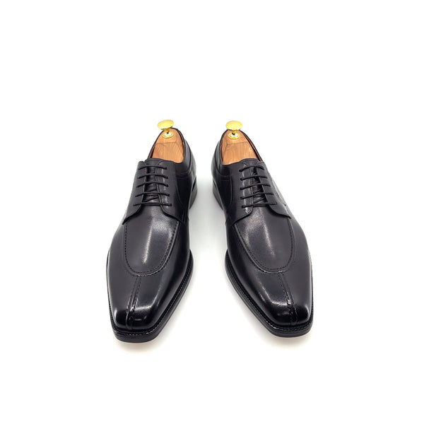 Maurice Leather Lace-Up Oxford - Black
