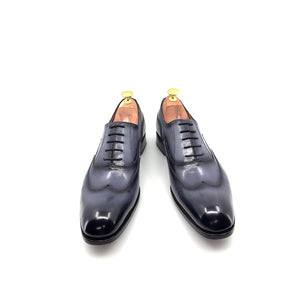 Ugo Vasare Leather Wingtip Oxford - Grey