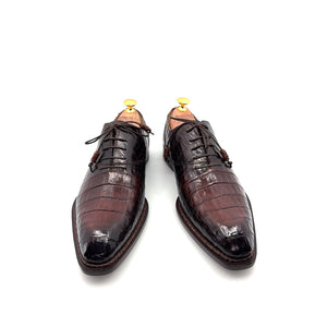 Mezlan Crocodile Oxford - Sport/Brown
