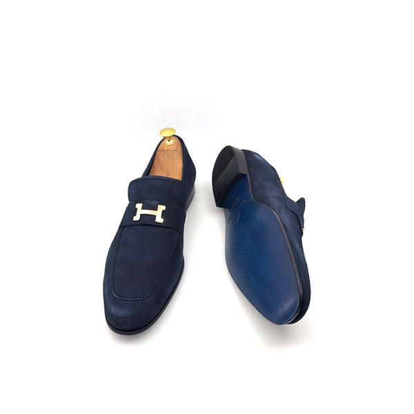 C Collection Suede H Loafer - Blue