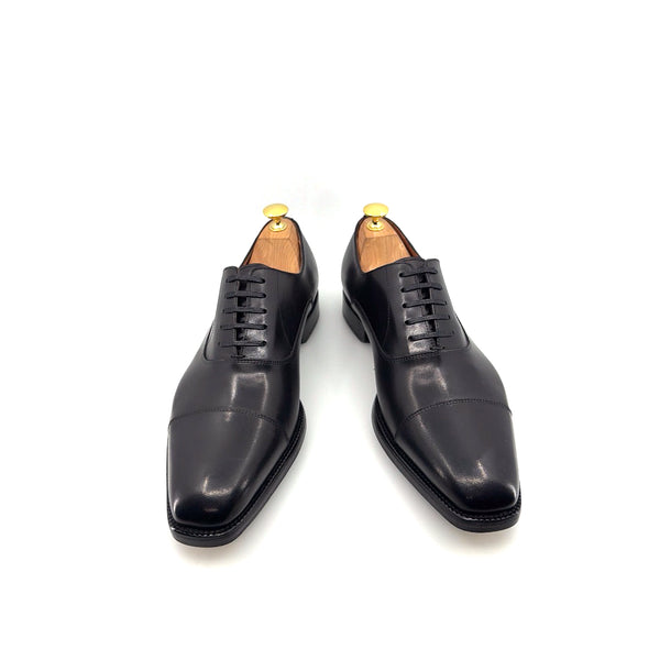 Maurice Leather Lace-Up Oxford - Black