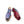 Maurice Custom Ghost Alligator Oxford - Purple Ocean