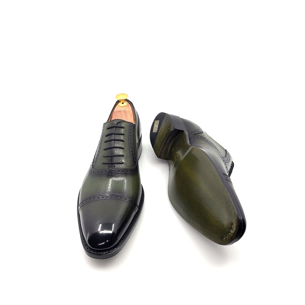 Ugo Vasare Calfskin Oxford - Green