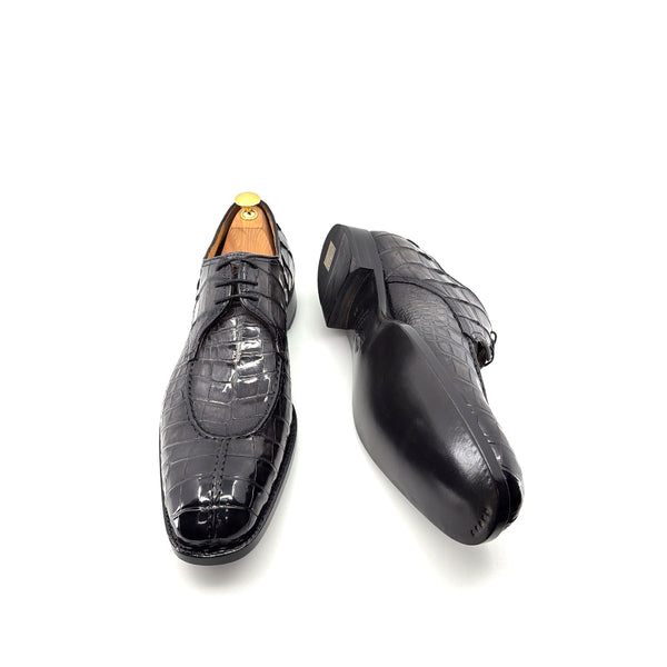 Ugo Vasare Jayden Alligator Shoe - Grey