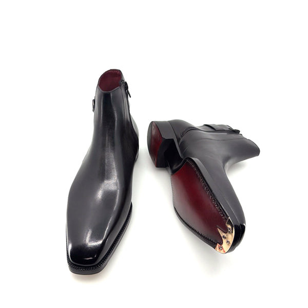 Maurice Leather Boot - Black