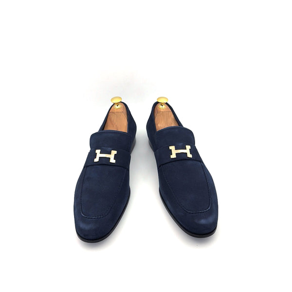 C Collection Suede H Loafer - Blue