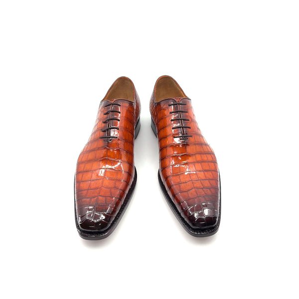 Ugo Vasare Alligator Oxford - Sport/Rust