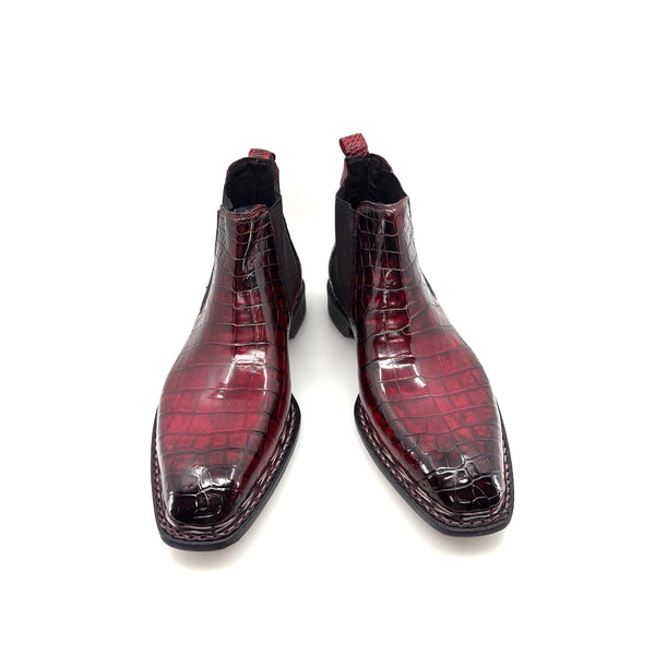 Maurice New York Custom Alligator Boot - Red