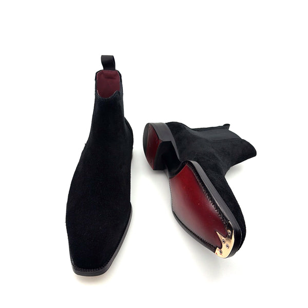 Maurice Suede Boot - Black