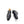 Ugo Vasare Alligator Monkstrap - Black